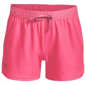 Under Armour Girls UA Play Up Solid Shorts Pink Size: YLG/G